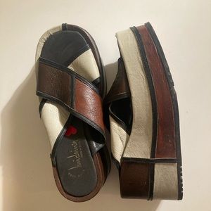 Vintage platform sandals